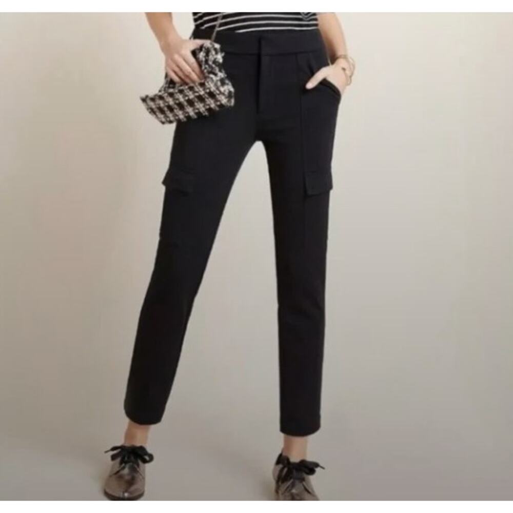 Anthropologie The Essential Slim Cargo Pants Black 2